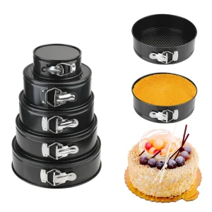 Stackable Carbon Steel Cakes Molds