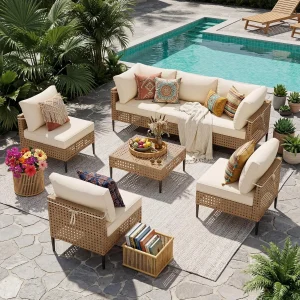 Customized Wicker Patio Furniture Set