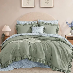 Queen Comforter Set - 7 Pieces