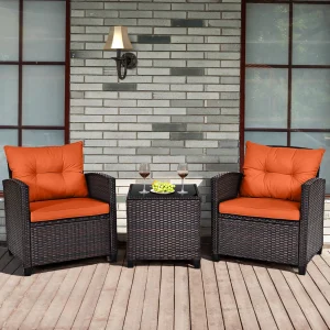 3 PCS Patio Furniture Set