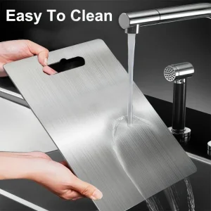 Double-Sided Durable Metal Chopping Board