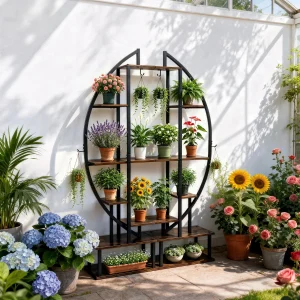 7 Tier Metal Plant Stand