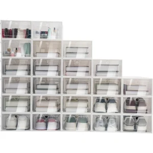 Plastic Stackable Shoe Organizer